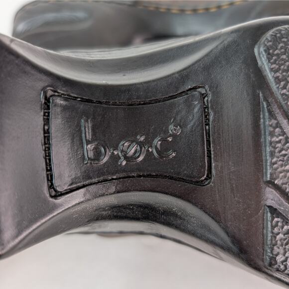 BOC Women's Peggy Brown Leather Clogs born concept Size 7M EUC - Picture 7 of 9